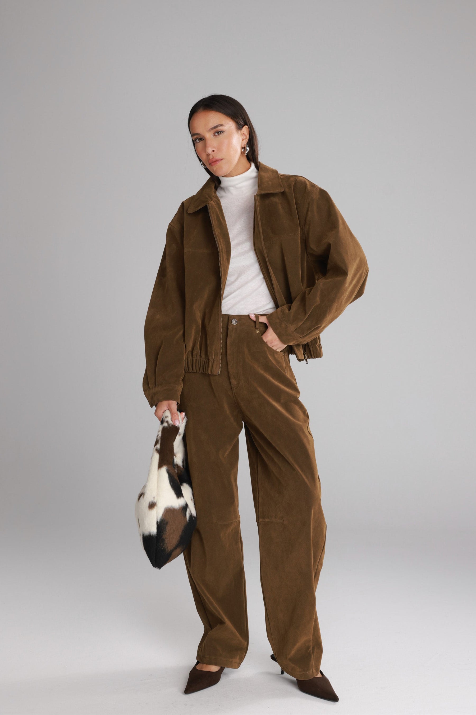 מכנסי דאלי חום בהיר