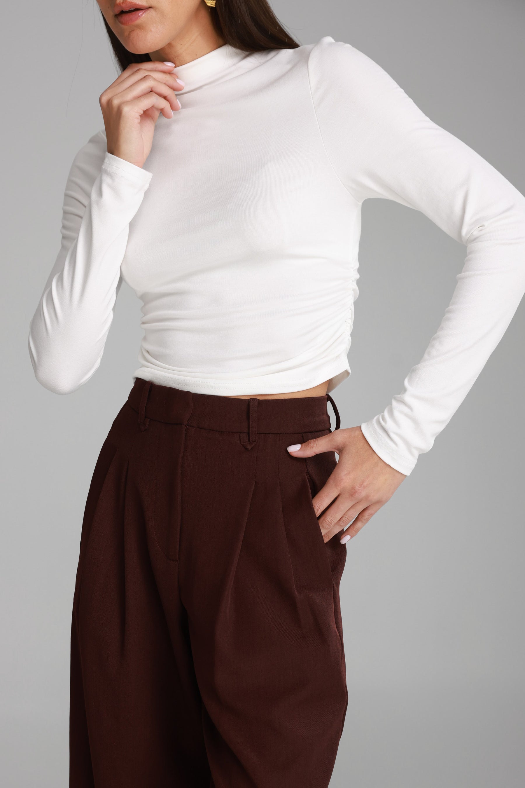 חולצת מאני לבנה