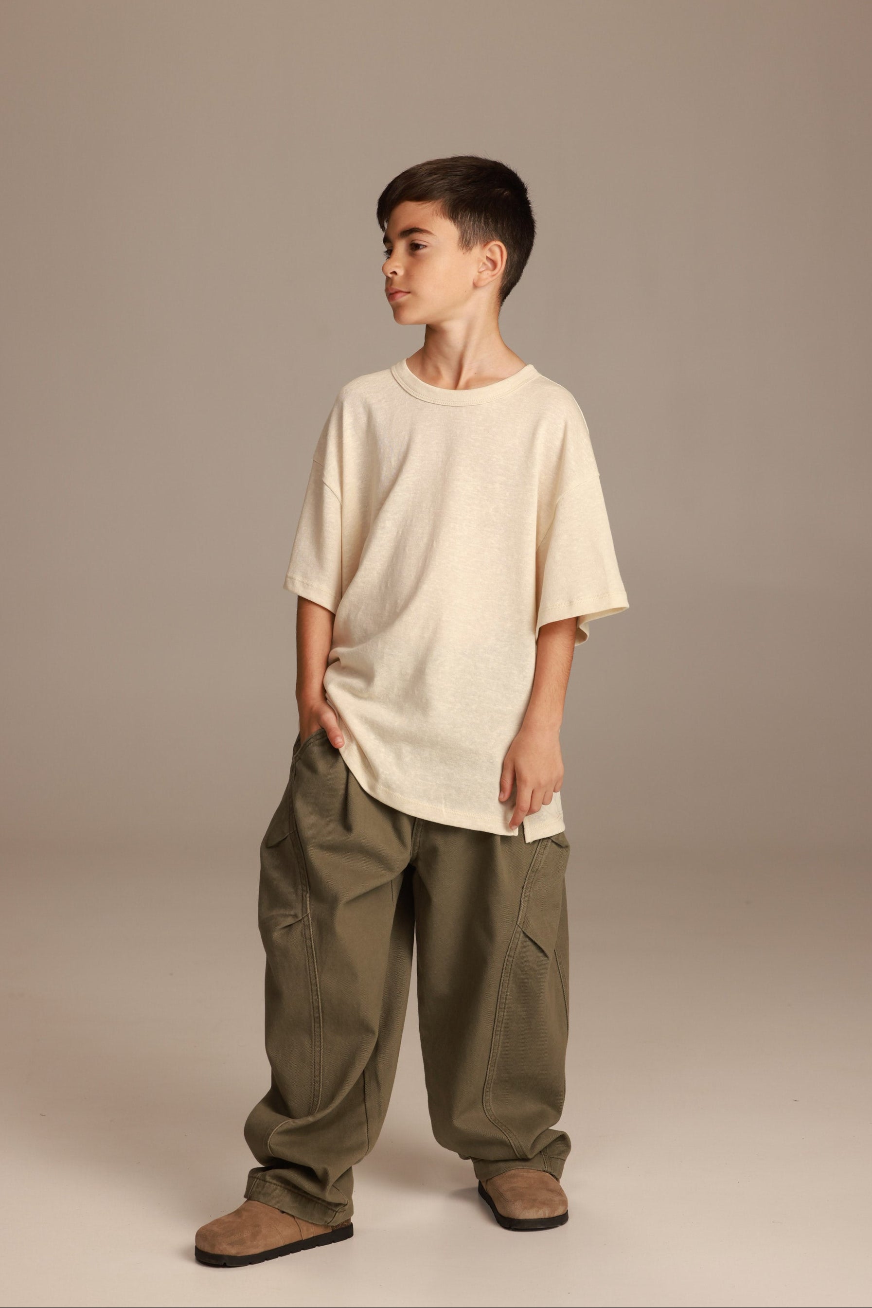 מכנסי ג'ינס מילפי חאקי