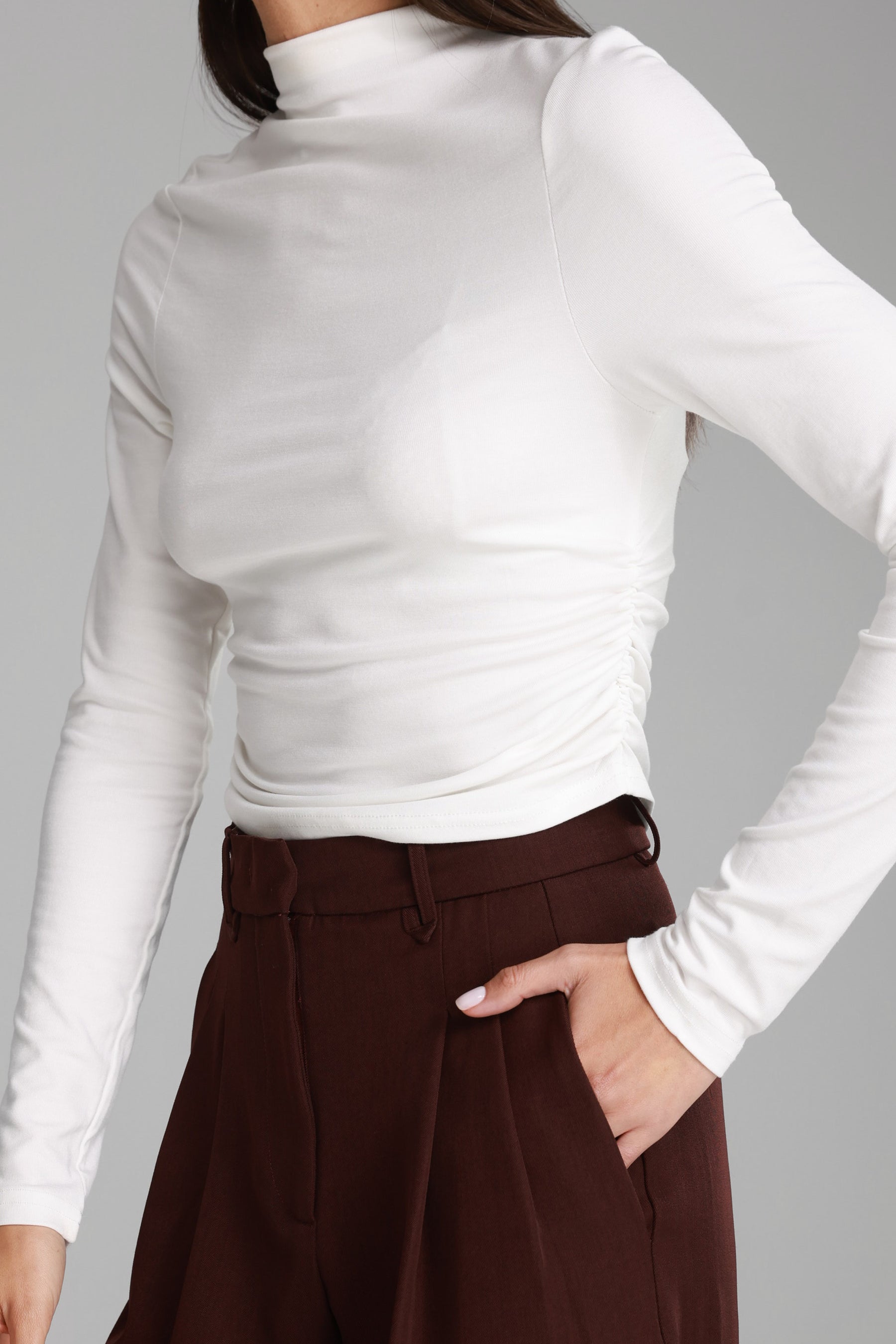 חולצת מאני לבנה