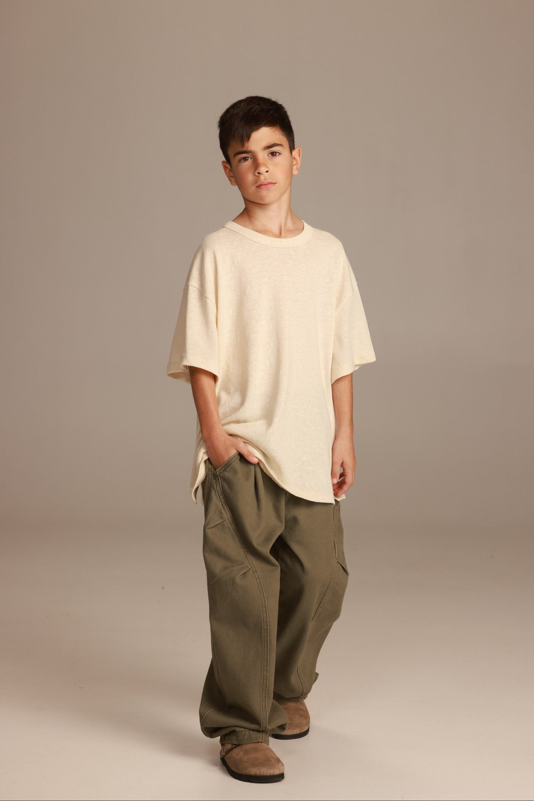 מכנסי ג'ינס מילפי חאקי