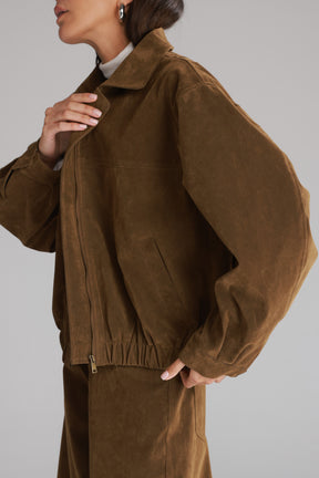 ג'קט בומבר דאלי חום בהיר