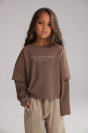 חולצת מוני חומה