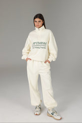 חליפת סאן שמנת