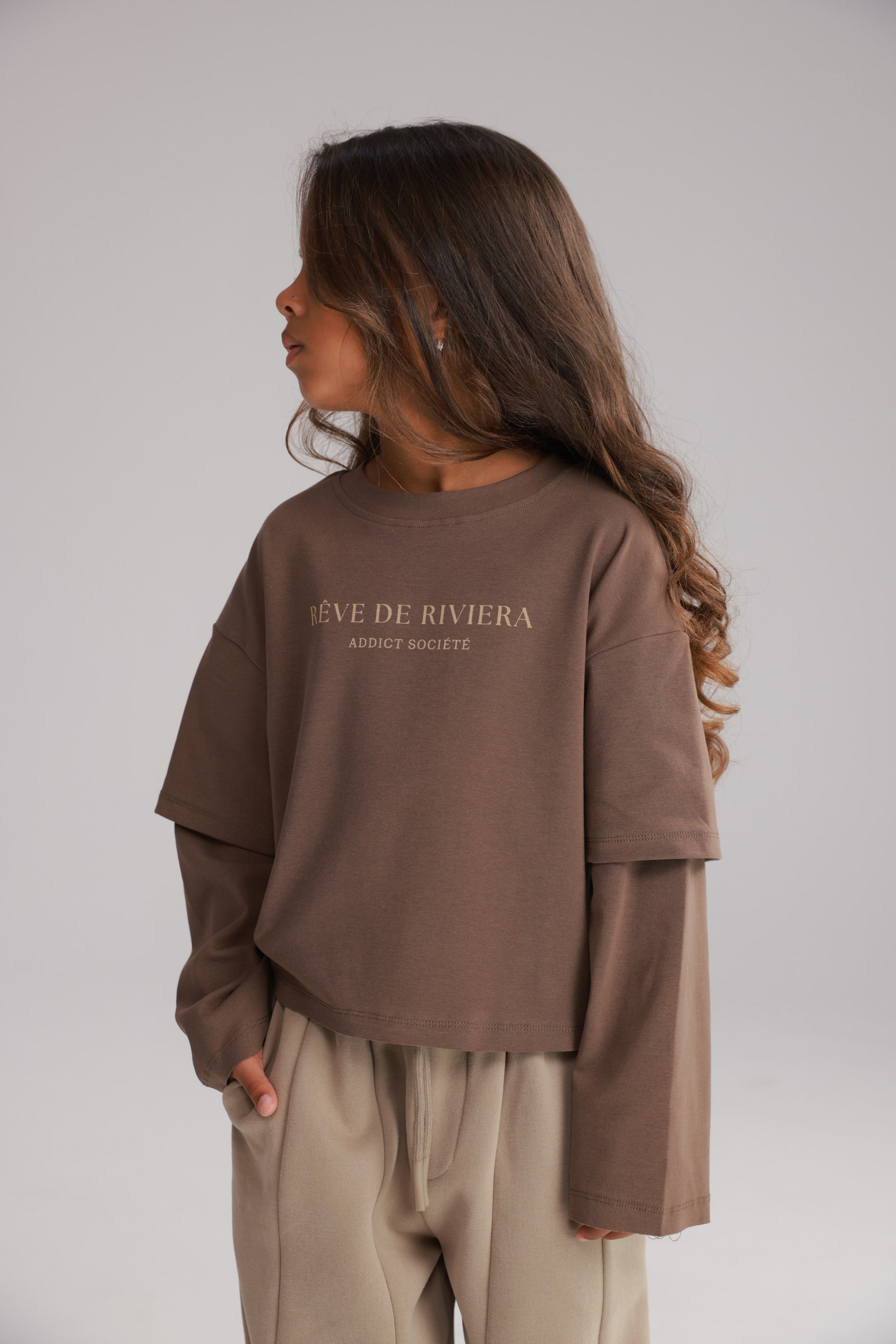 חולצת מוני חומה