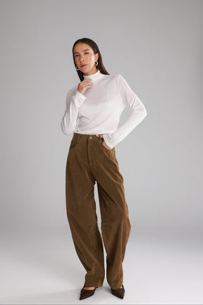 חולצת גולף בריאנה לבנה