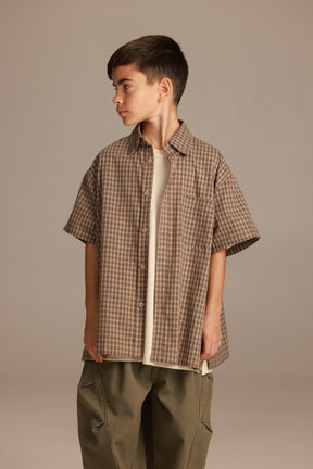 חולצת אודל מכופתרת חאקי