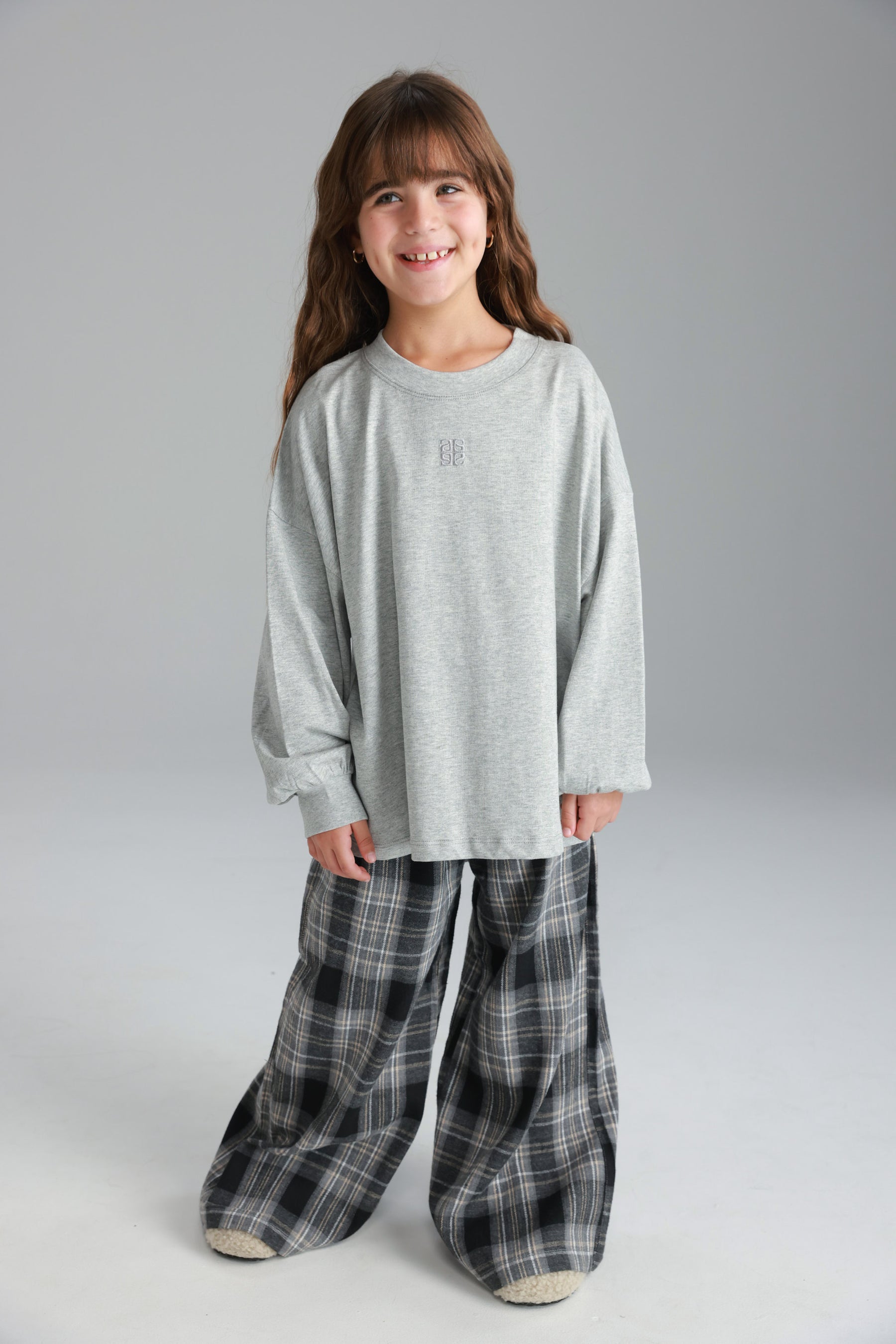 חולצת סנטי אפורה