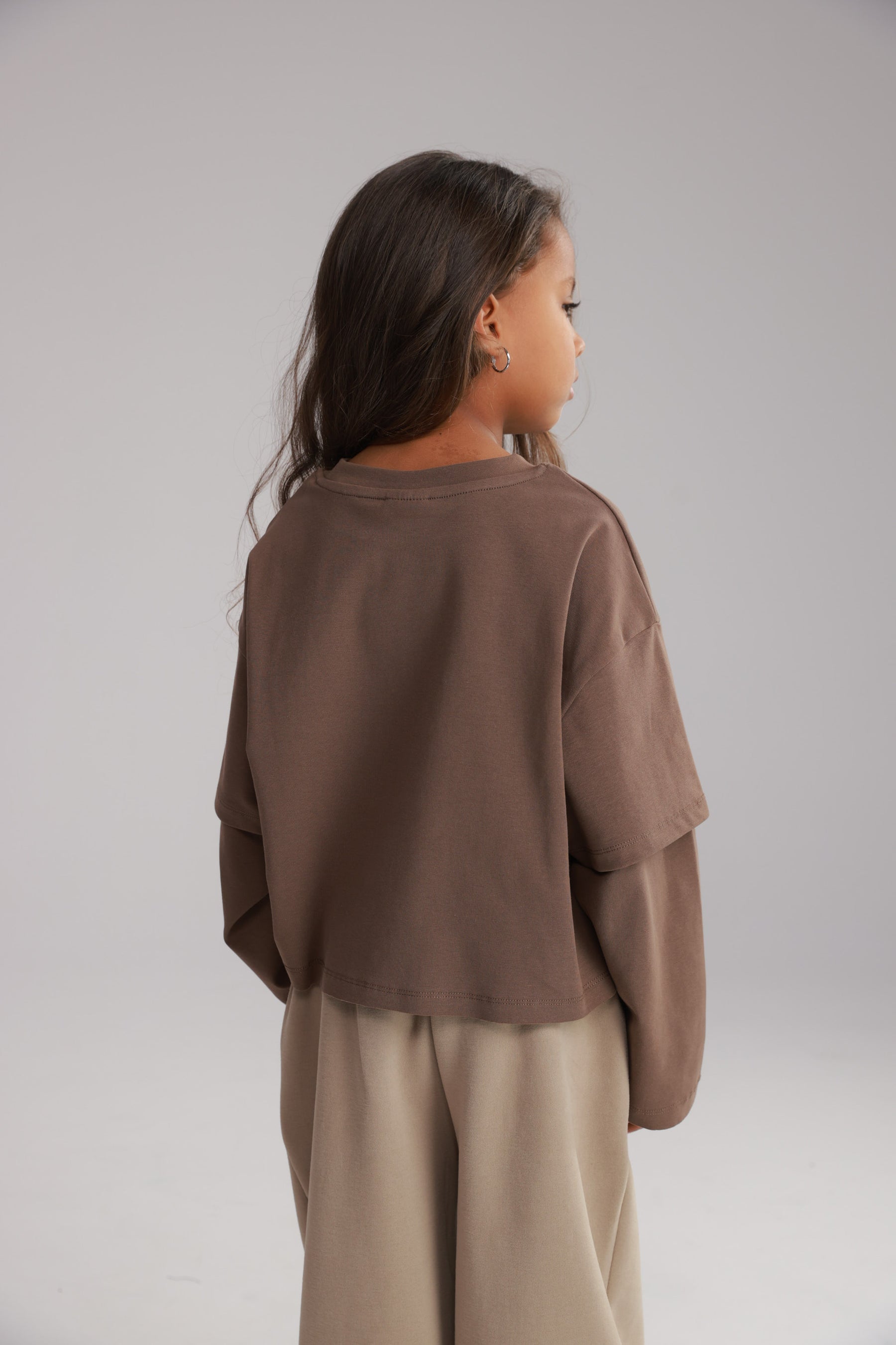 חולצת מוני חומה