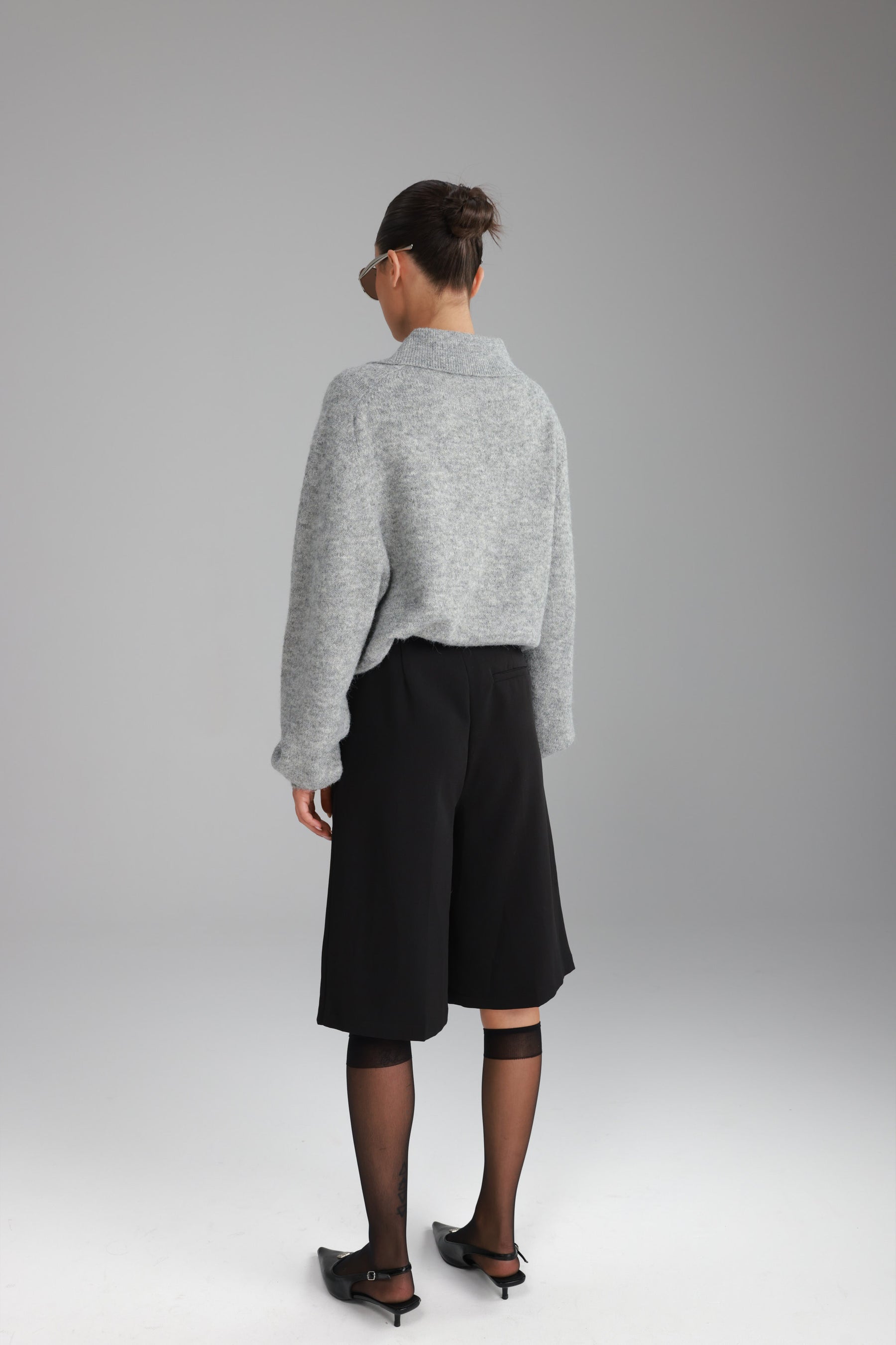 סוודר מולי אפור