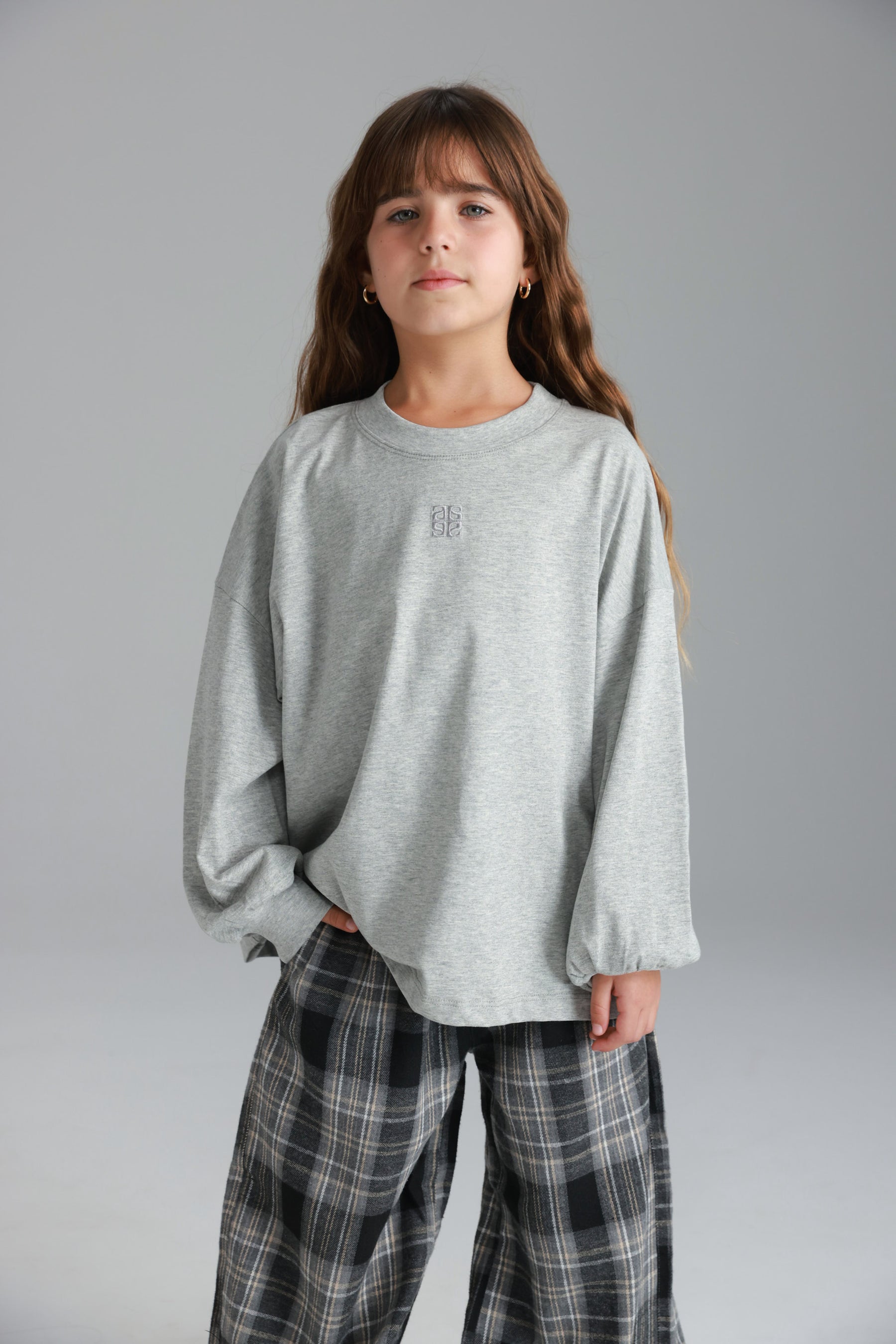 חולצת סנטי אפורה