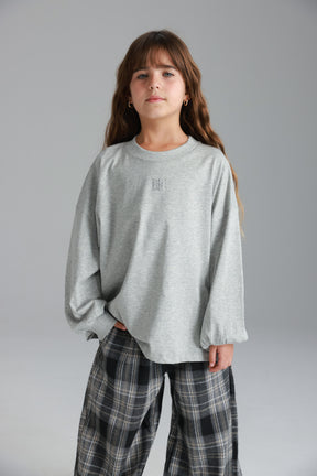 חולצת סנטי אפורה