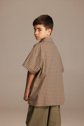 חולצת אודל מכופתרת חאקי