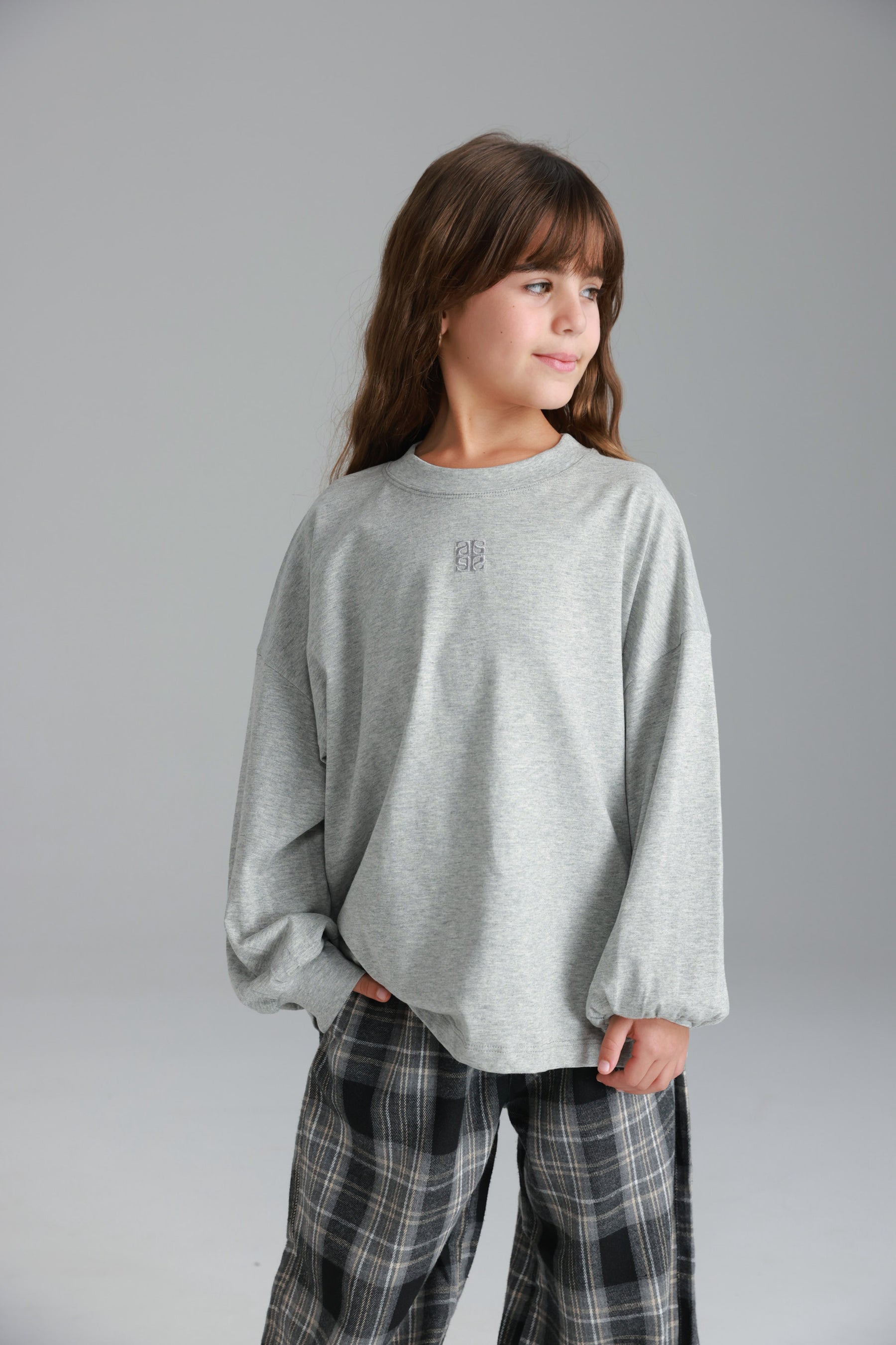 חולצת סנטי אפורה