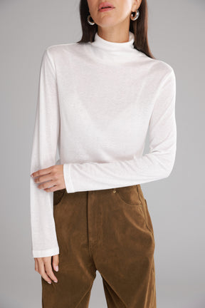 חולצת גולף בריאנה לבנה