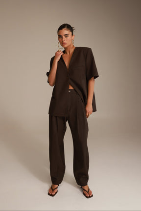 מכנסי אלכסנדרה חומים