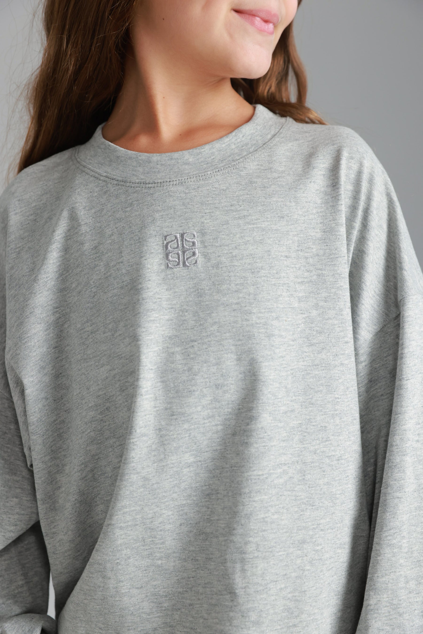 חולצת סנטי אפורה