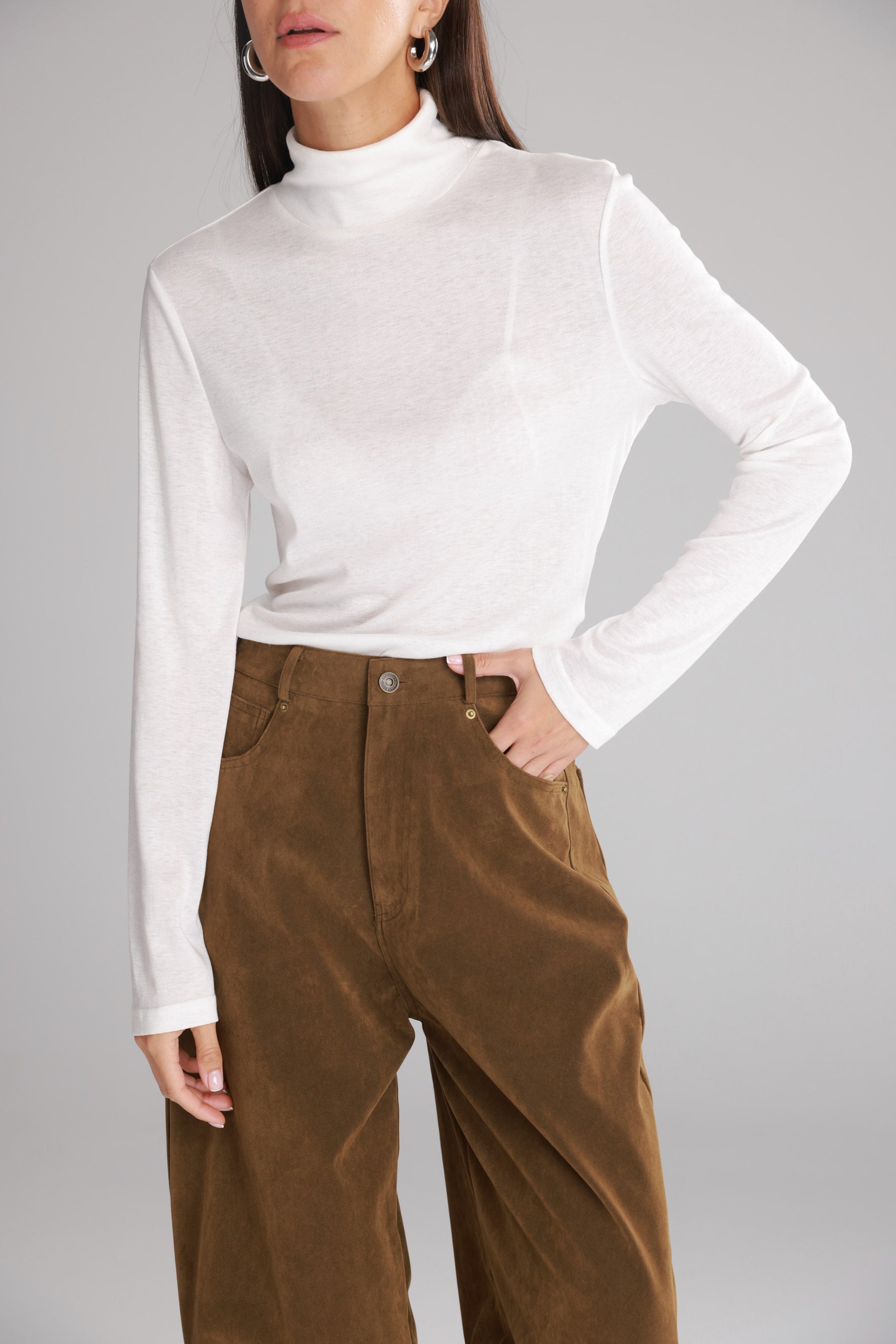 חולצת גולף בריאנה לבנה