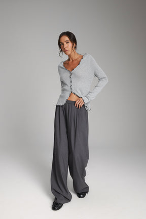 מכנסי קתרין אפורים