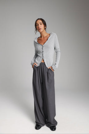 מכנסי קתרין אפורים