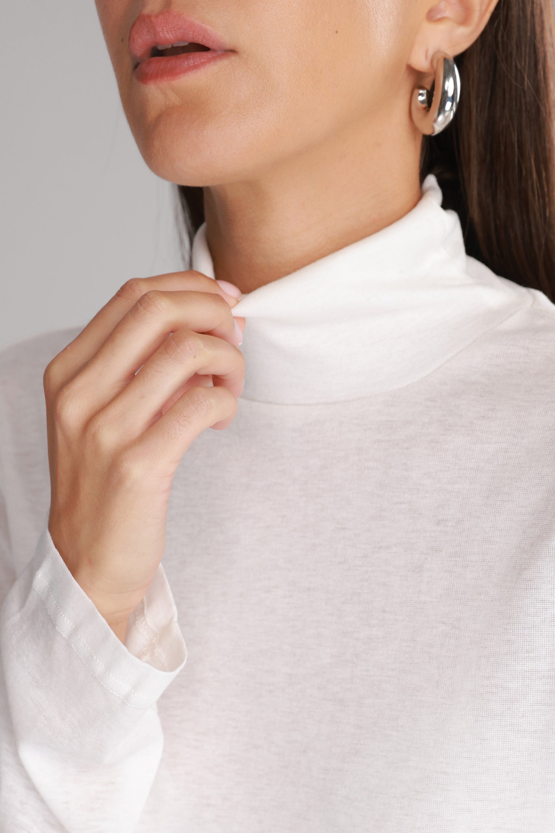 חולצת גולף בריאנה לבנה