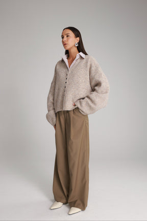 סוודר שרלוט בז'