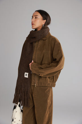 צעיף ננסי חום