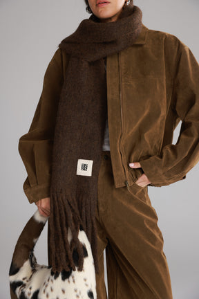 צעיף ננסי חום