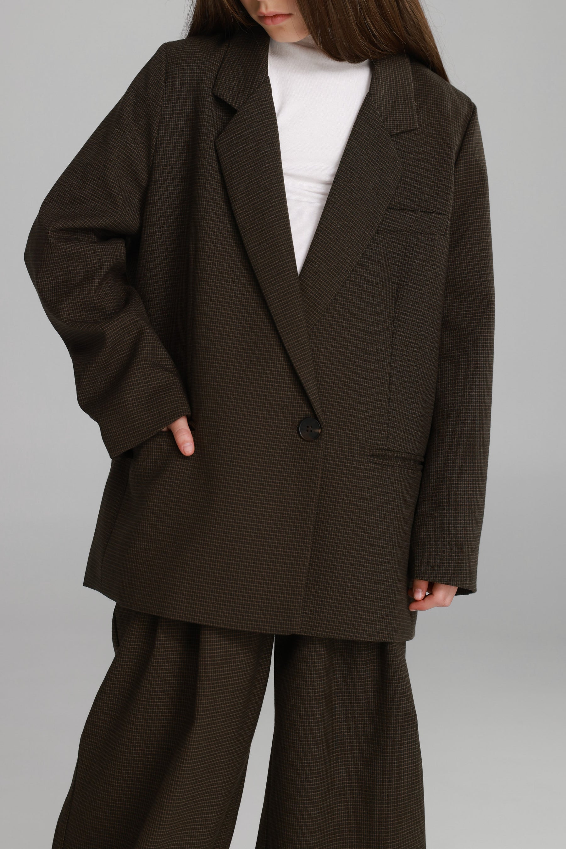 בלייזר לואיסנה משובץ