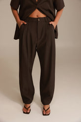 מכנסי אלכסנדרה חומים