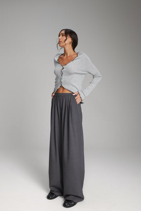 מכנסי קתרין אפורים