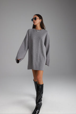 שמלת אנריקה אפורה