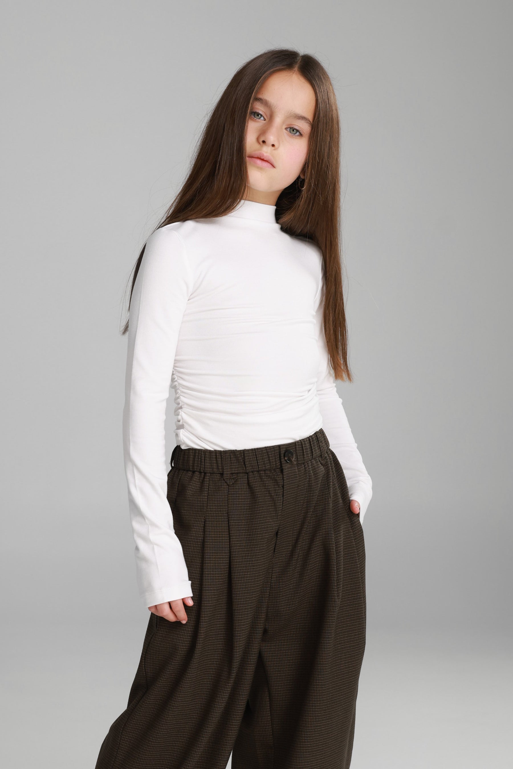 חולצת סטיק לבנה