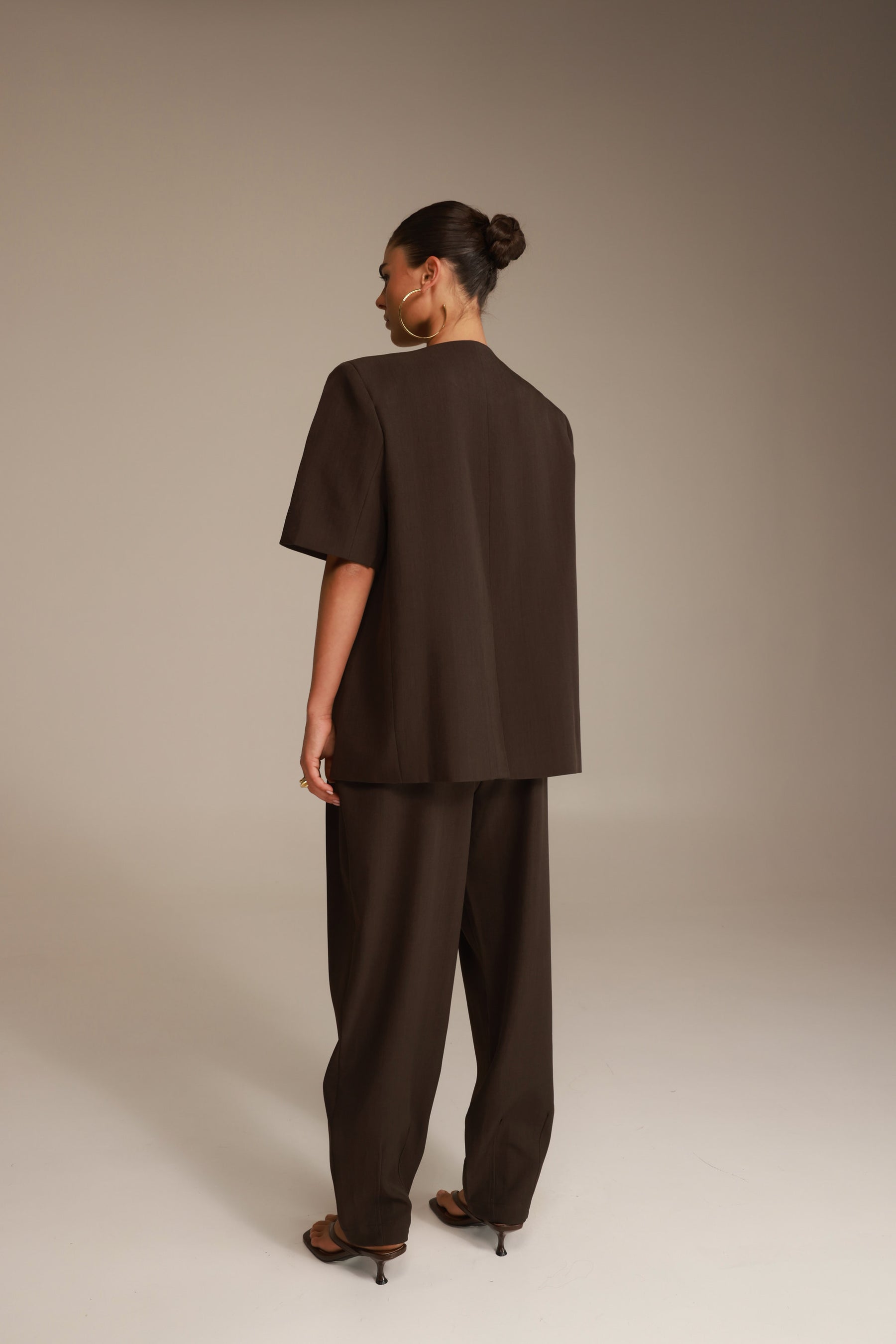 בלייזר אלכסנדרה חום כהה