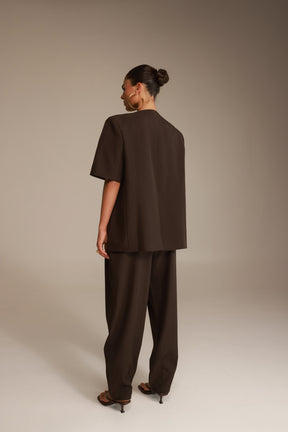 בלייזר אלכסנדרה חום כהה