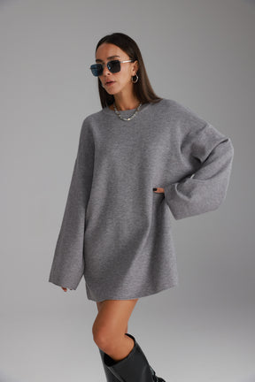 שמלת אנריקה אפורה