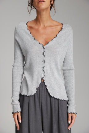 חולצת אריקה אפור בהיר