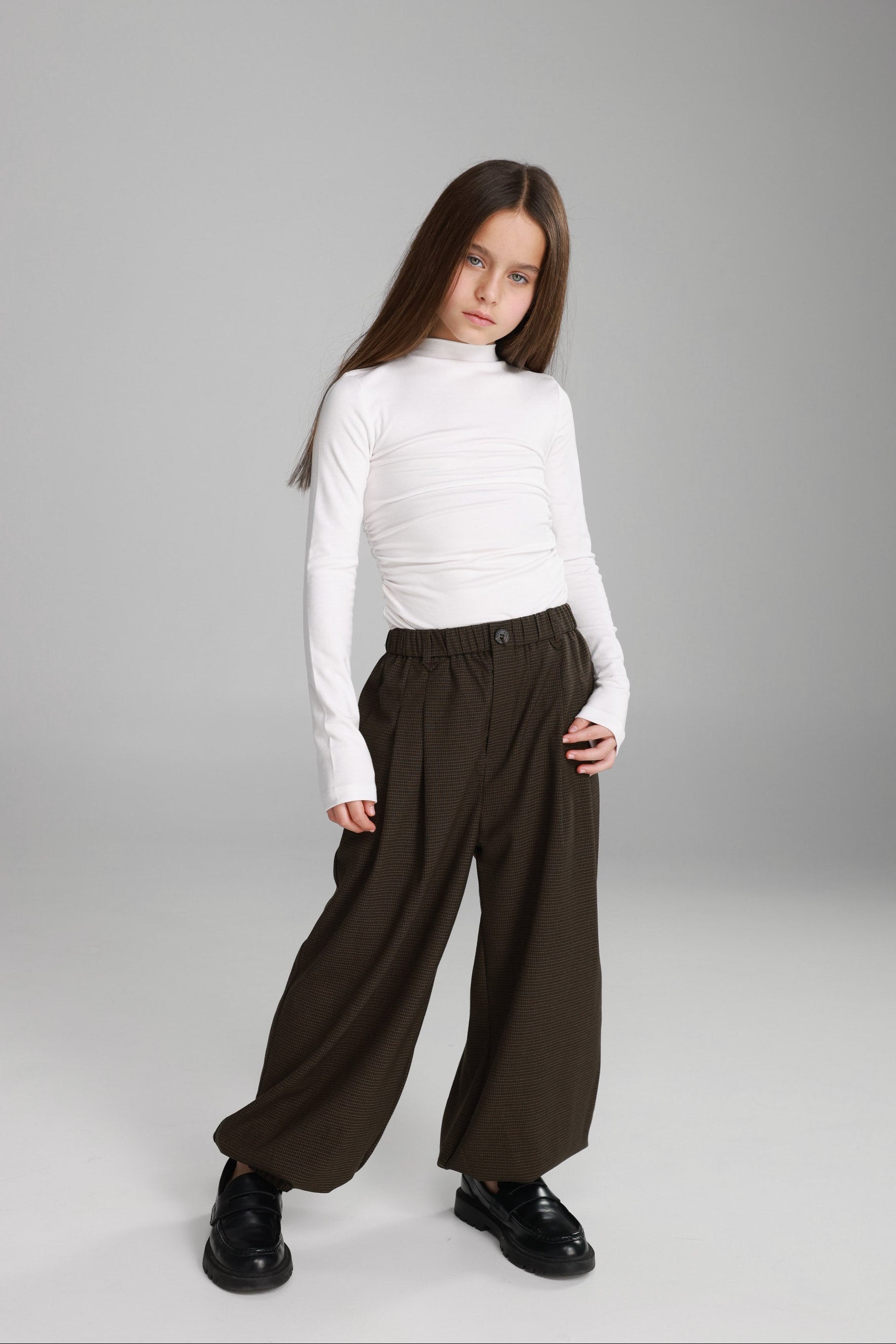 מכנסי לואיסנה משובצים