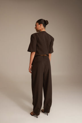 מכנסי אלכסנדרה חומים