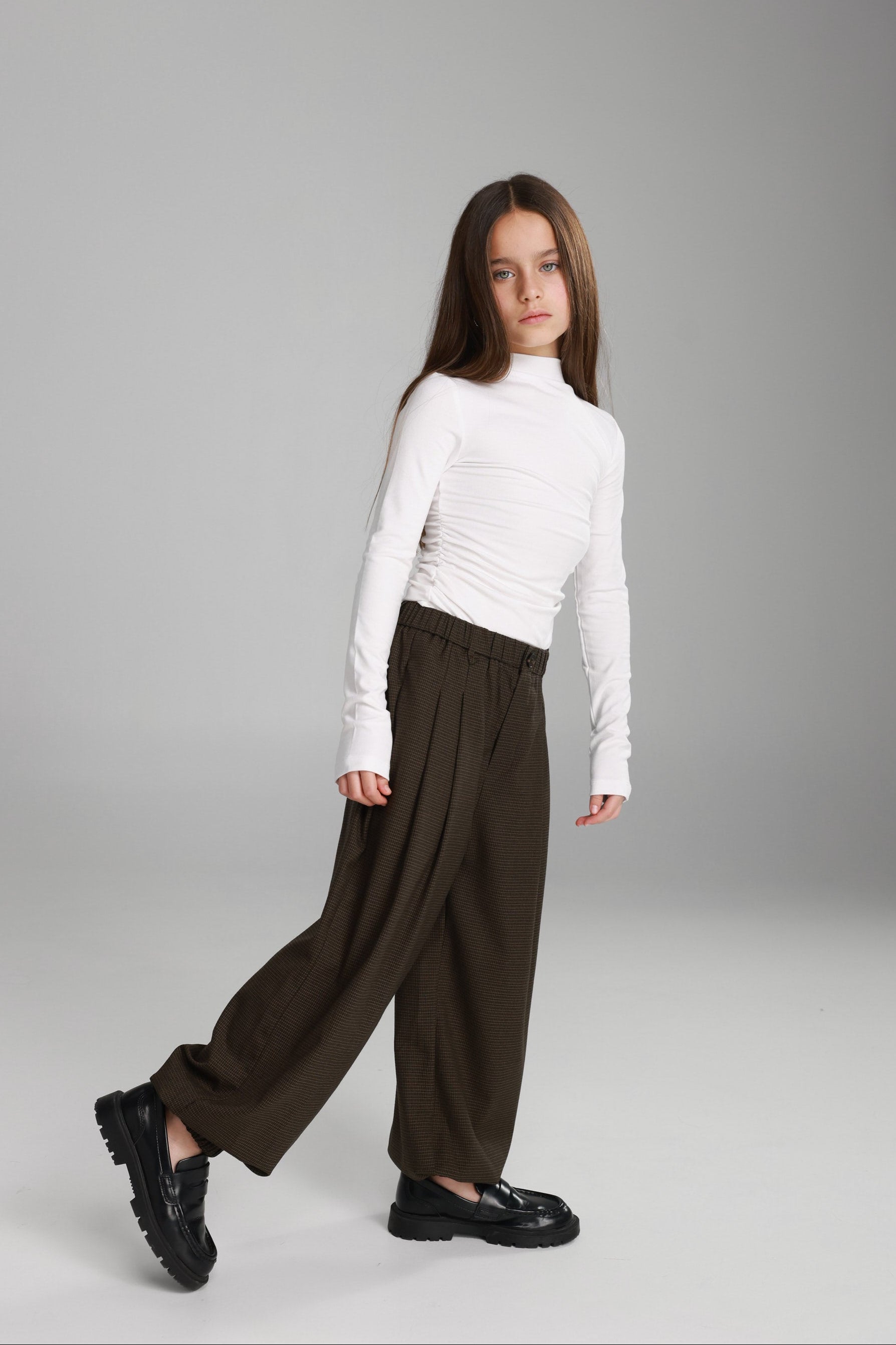 מכנסי לואיסנה משובצים