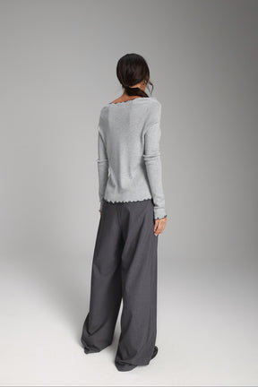 חולצת אריקה אפור בהיר