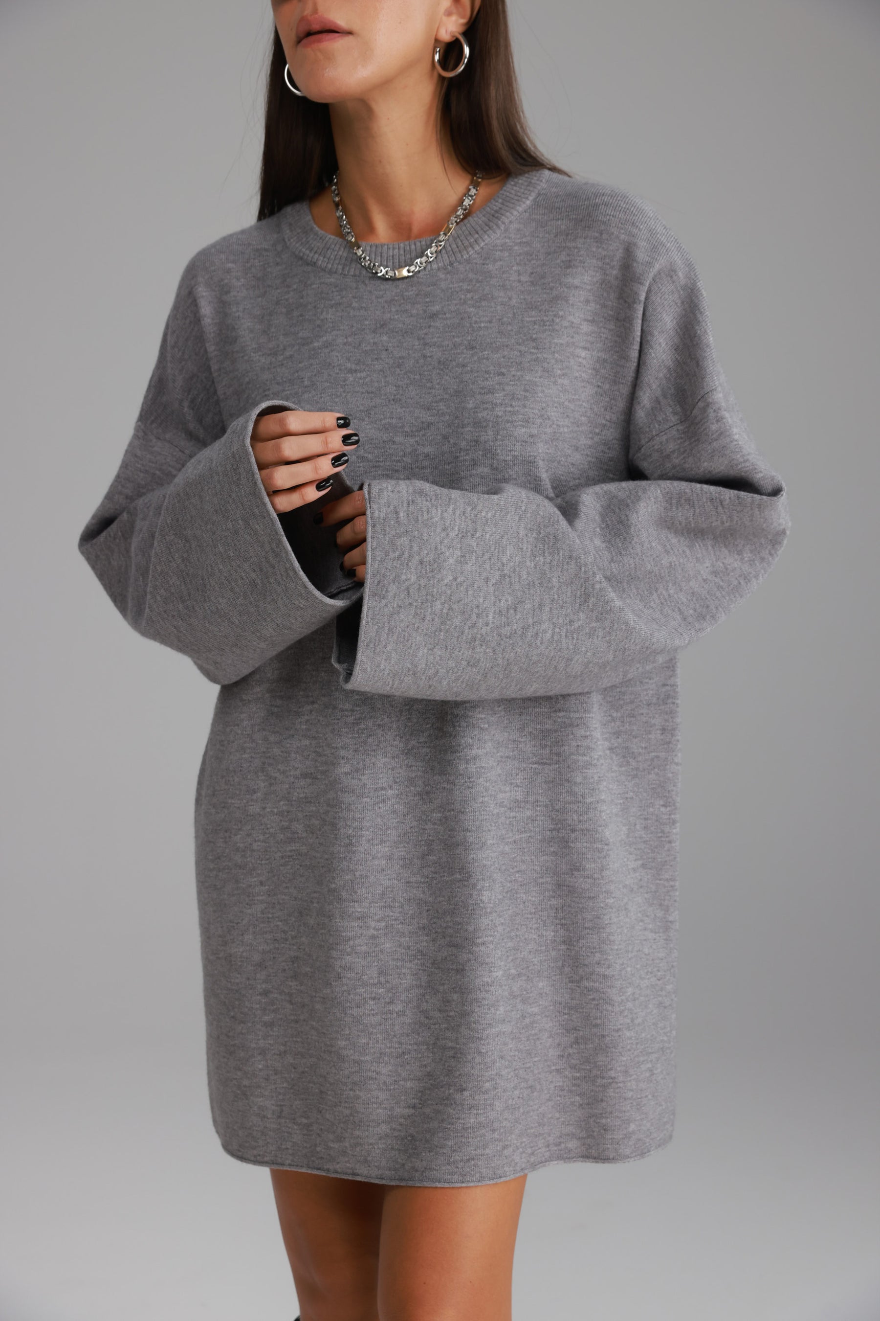 שמלת אנריקה אפורה