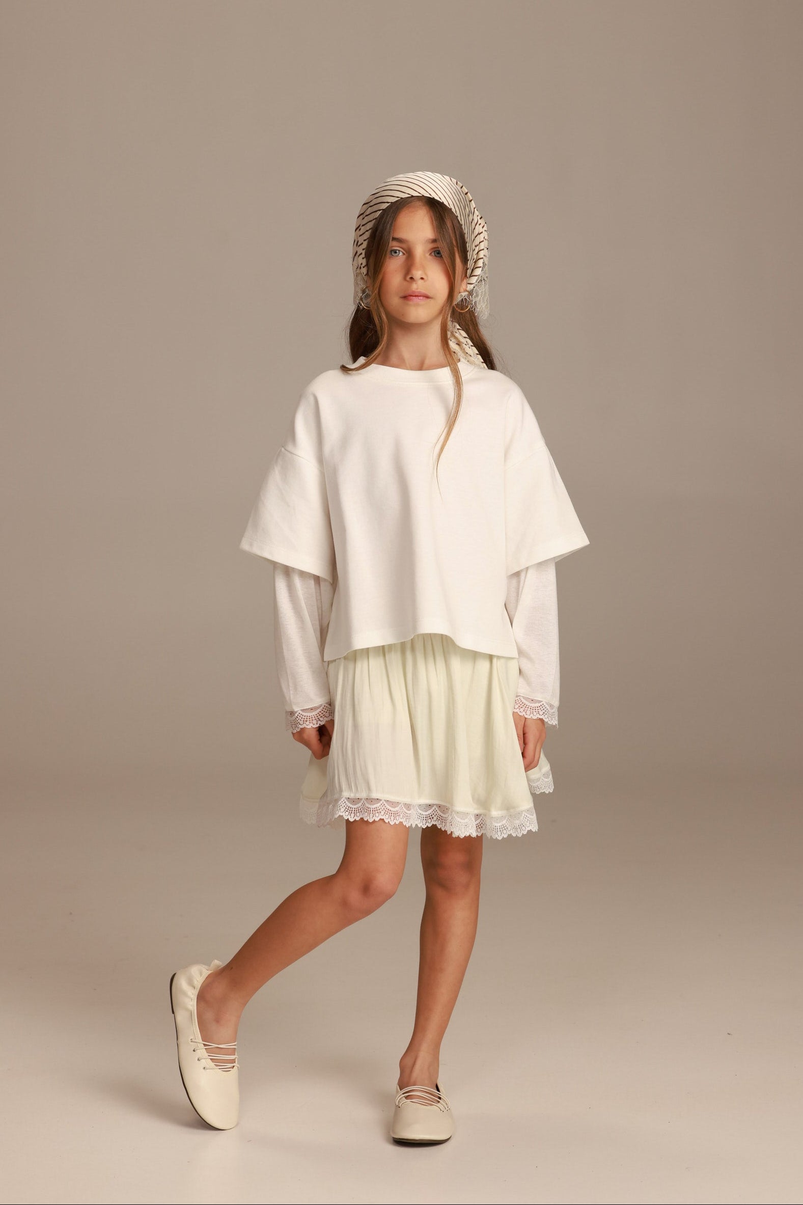 חצאית אנטונלה שמנת