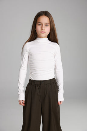 חולצת סטיק לבנה