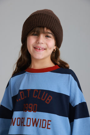 חולצת קאי נייבי/תכלת