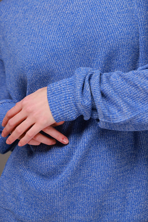 חולצת סריג אמילי כחולה