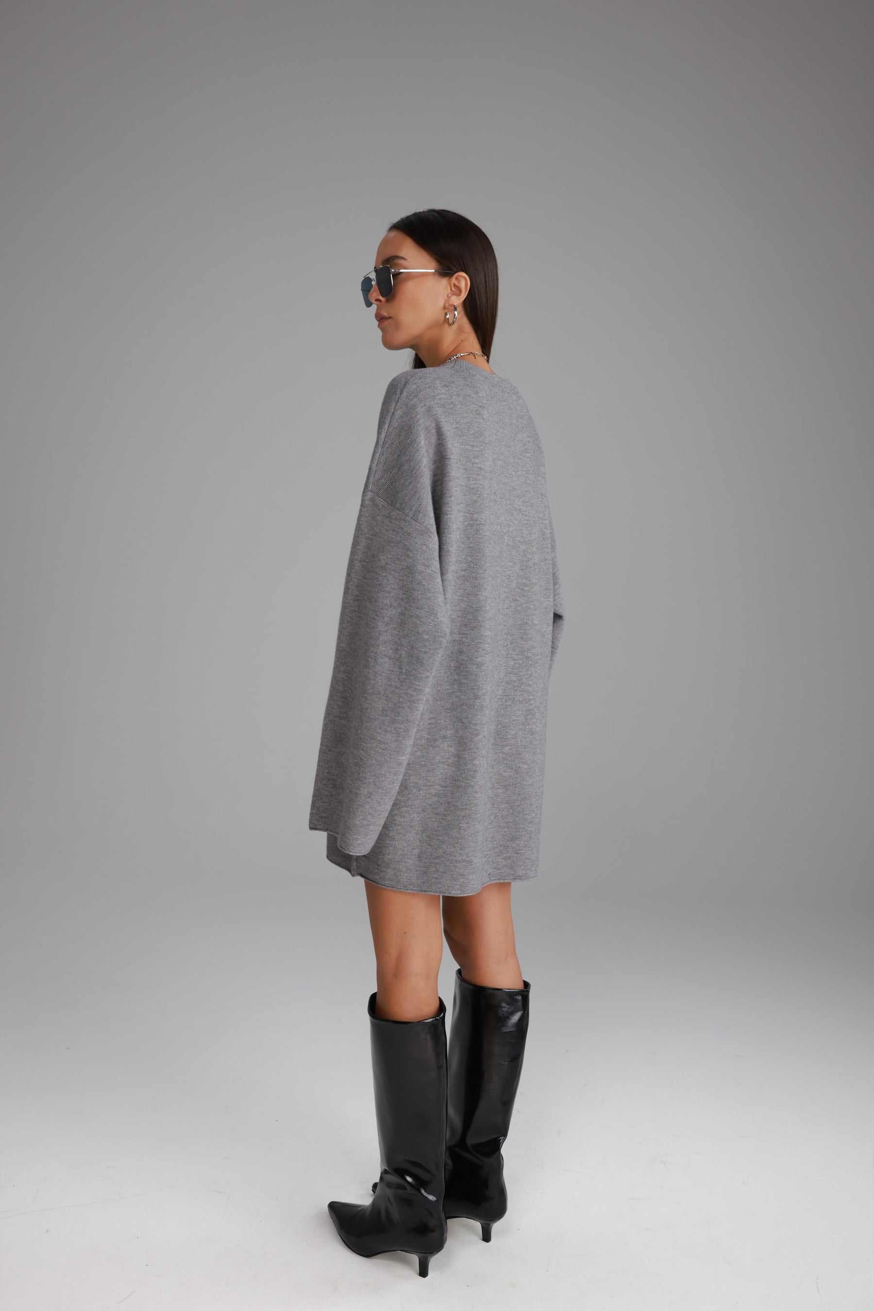 שמלת אנריקה אפורה