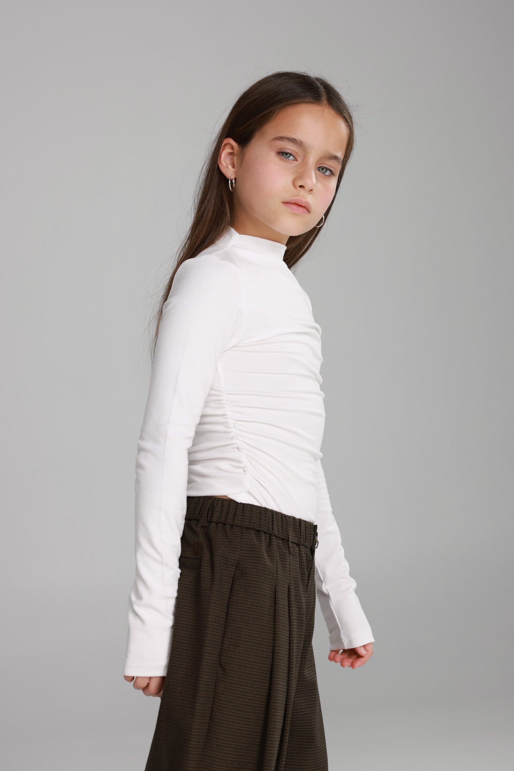 חולצת סטיק לבנה