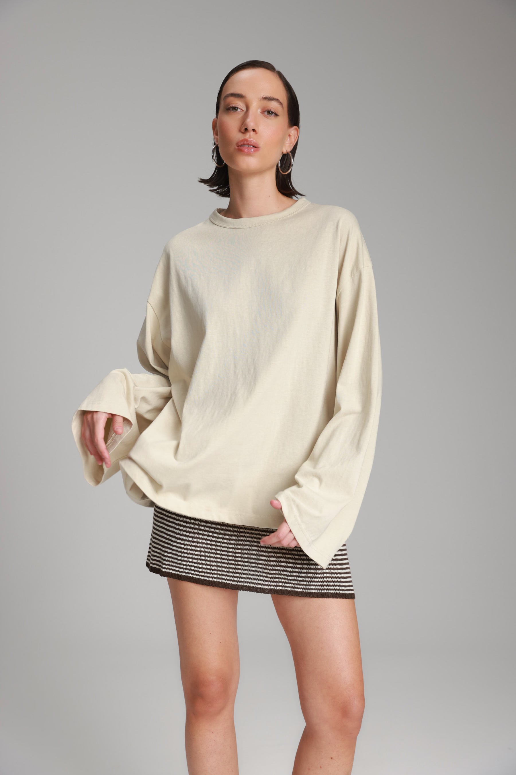 חולצת נדיה בז'