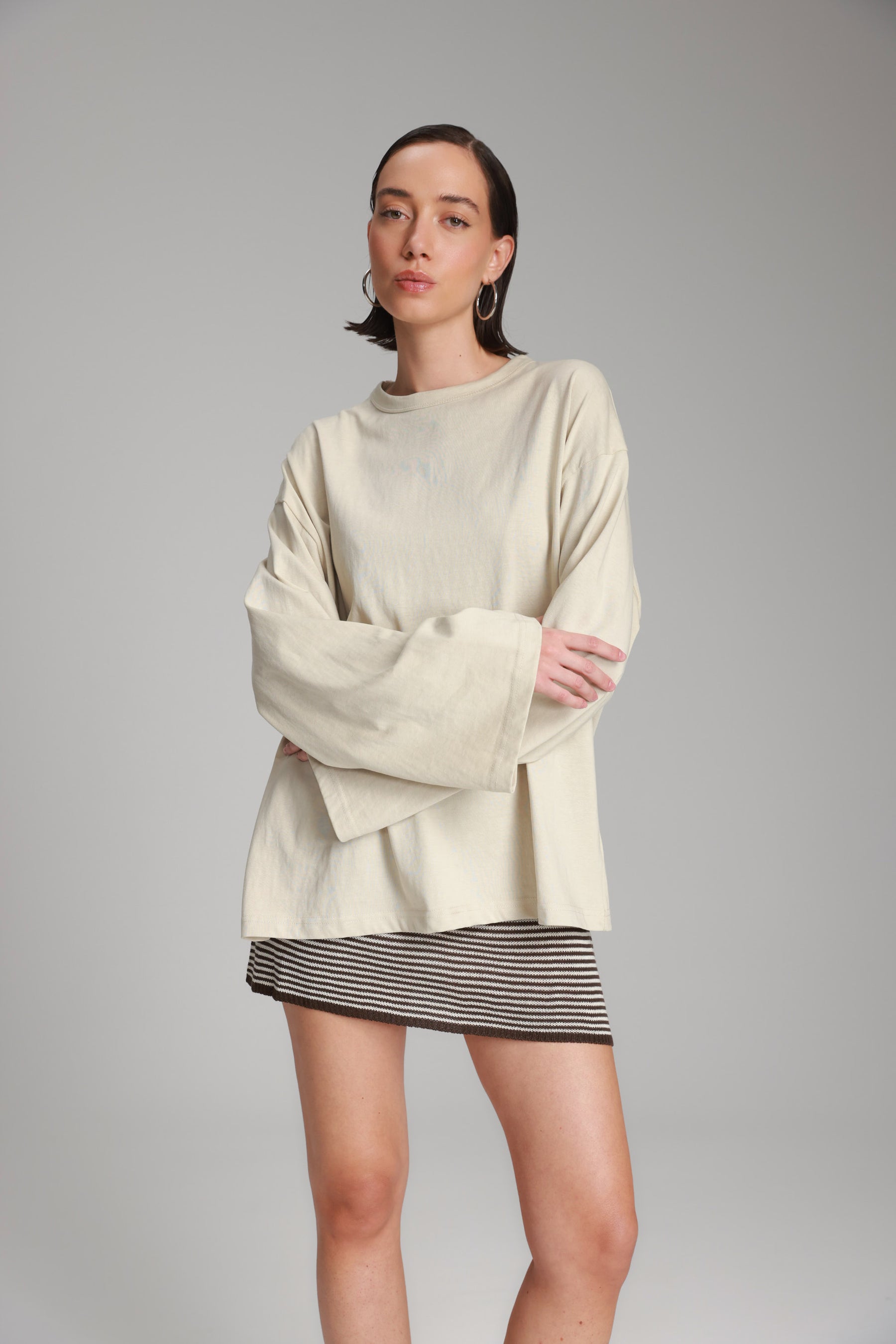 חולצת נדיה בז'